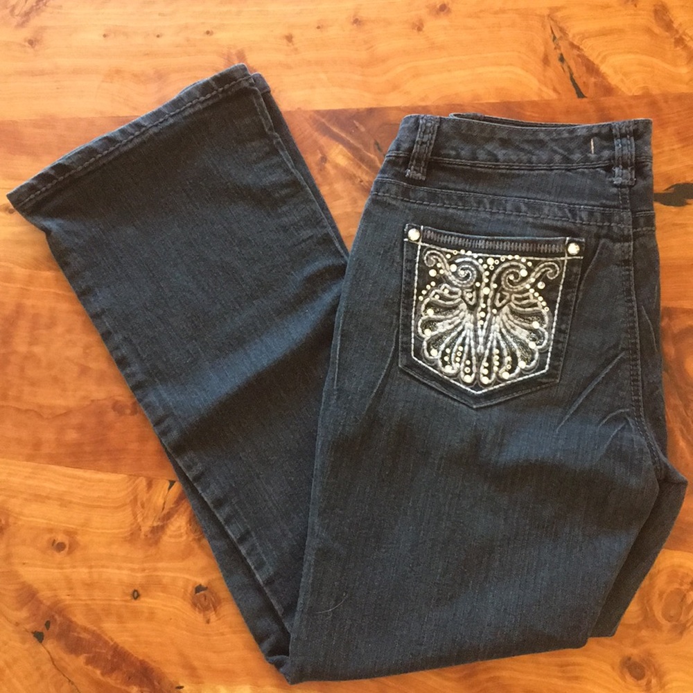 Black Vintage America Bootcut Jeans
